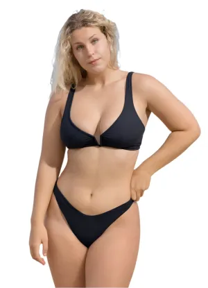 Maaji Black Sapphire Victory V Wire Bralette Bikini Top Maaji