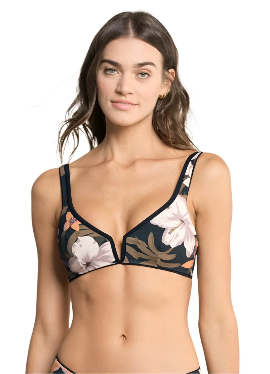 Maaji Black Sapphire Victory V Wire Bralette Bikini Top Maaji
