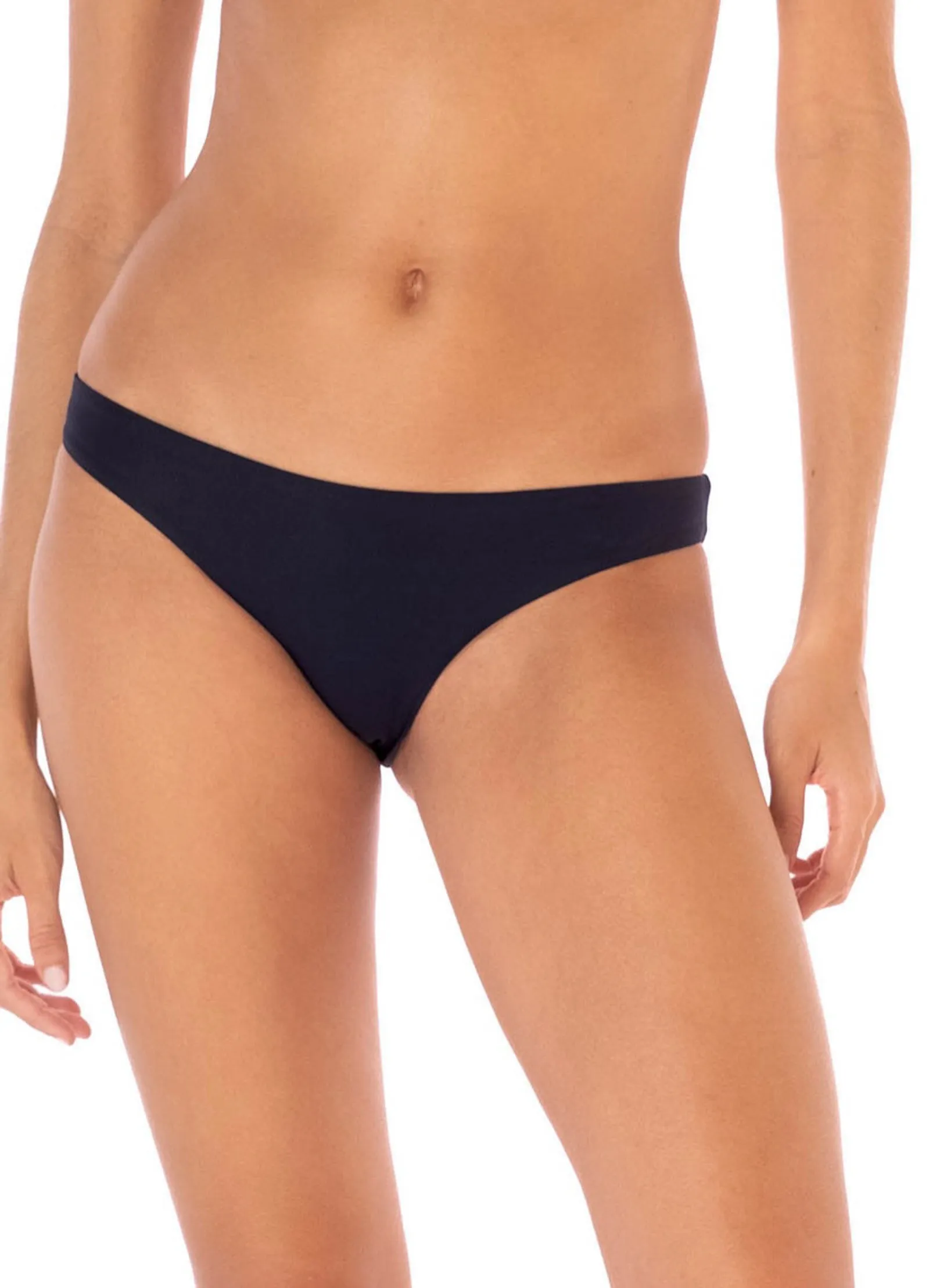 Maaji Blue Deep Flirt Low Rise Thin Side Bikini Bottom Maaji