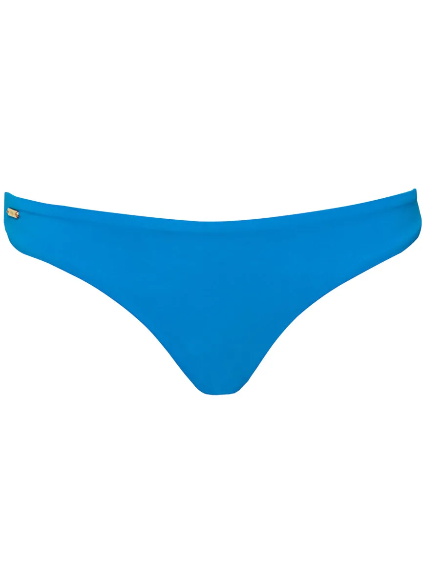 Maaji Blue Lagoon Iconic Regular Rise Thin Side Bikini Bottom Maaji