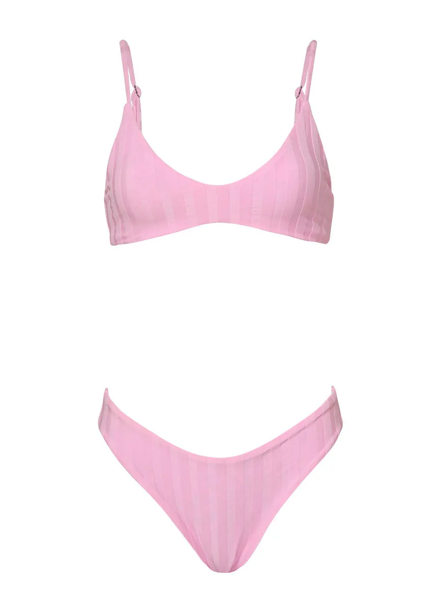 Maaji Blush Rose Liberties Classic Bralette Bikini Top Maaji