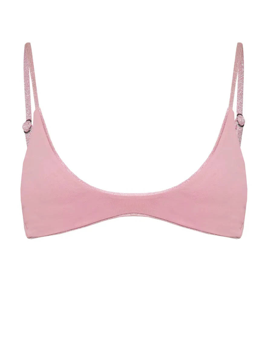 Maaji Blush Shine Creta Sporty Bralette Bikini Top Maaji