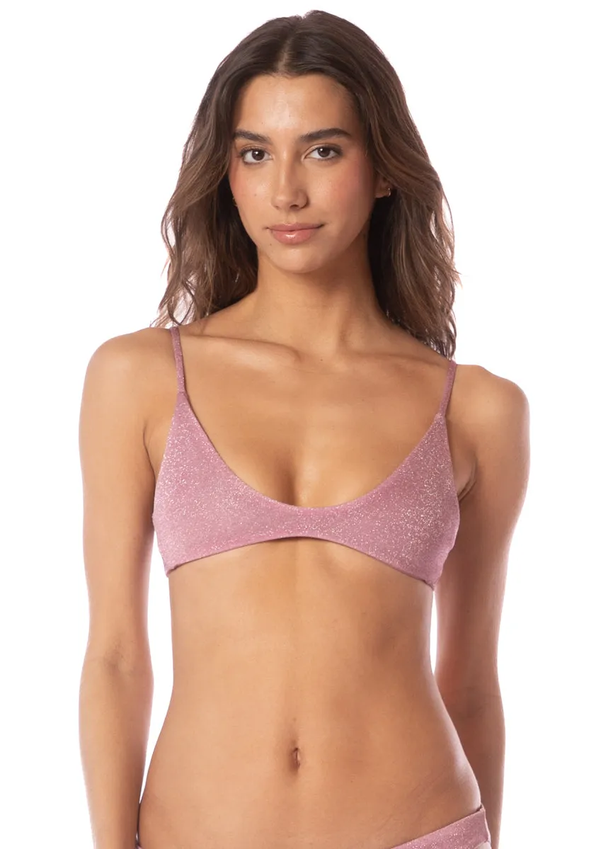 Maaji Blush Shine Creta Sporty Bralette Bikini Top Maaji