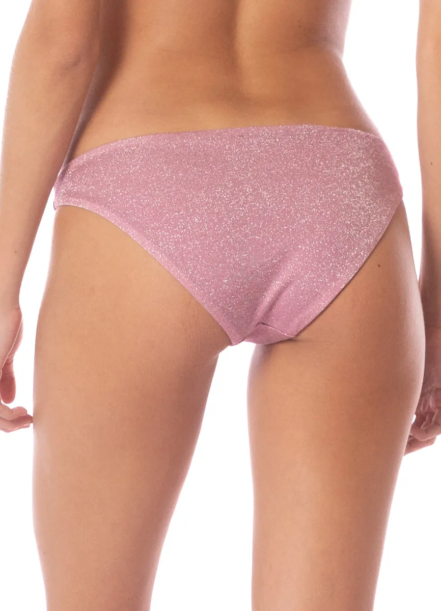 Maaji Blush Shine Sublimity Regular Rise Classic Bikini Bottom Maaji