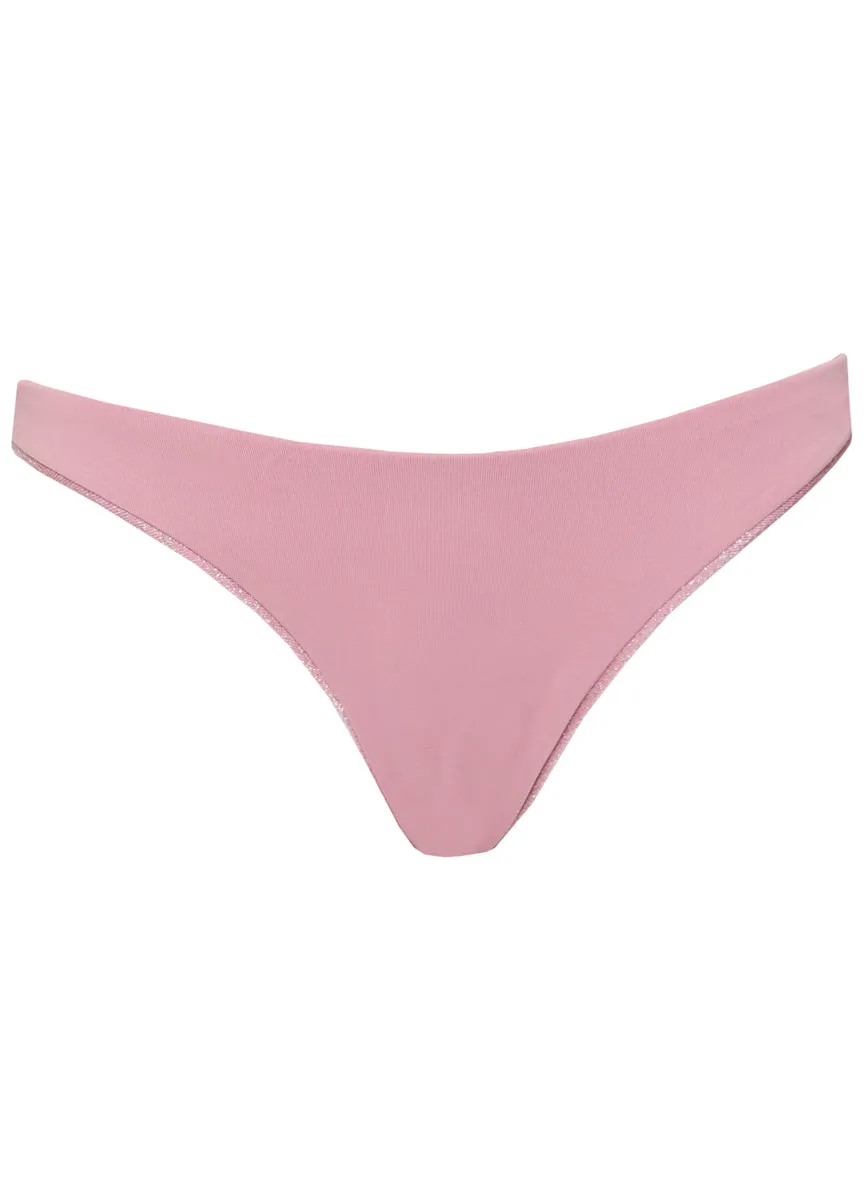 Maaji Blush Shine Sublimity Regular Rise Classic Bikini Bottom Maaji
