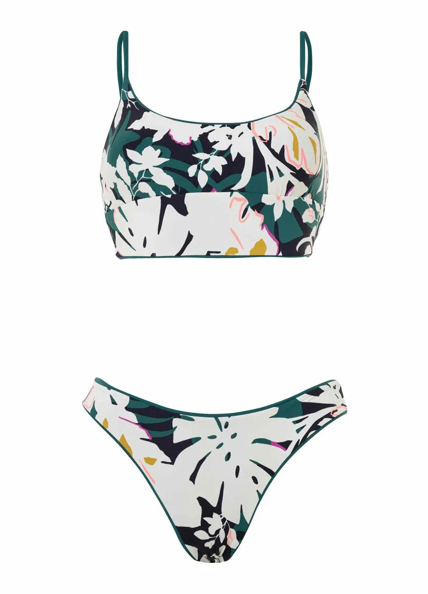 Maaji Brunswick Green Dinna Sporty Bralette Bikini Top Maaji