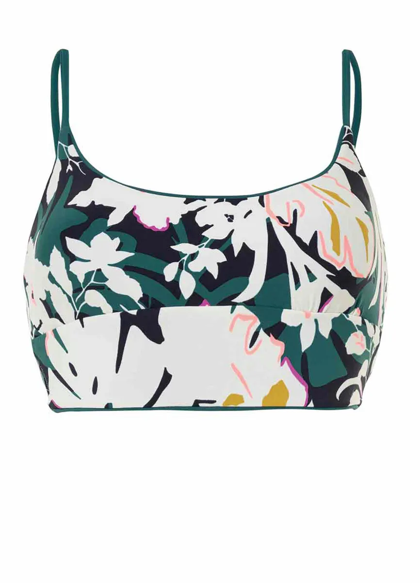 Maaji Brunswick Green Dinna Sporty Bralette Bikini Top Maaji