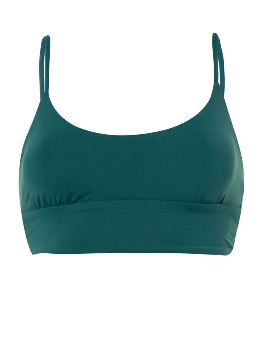 Maaji Brunswick Green Dinna Sporty Bralette Bikini Top Maaji