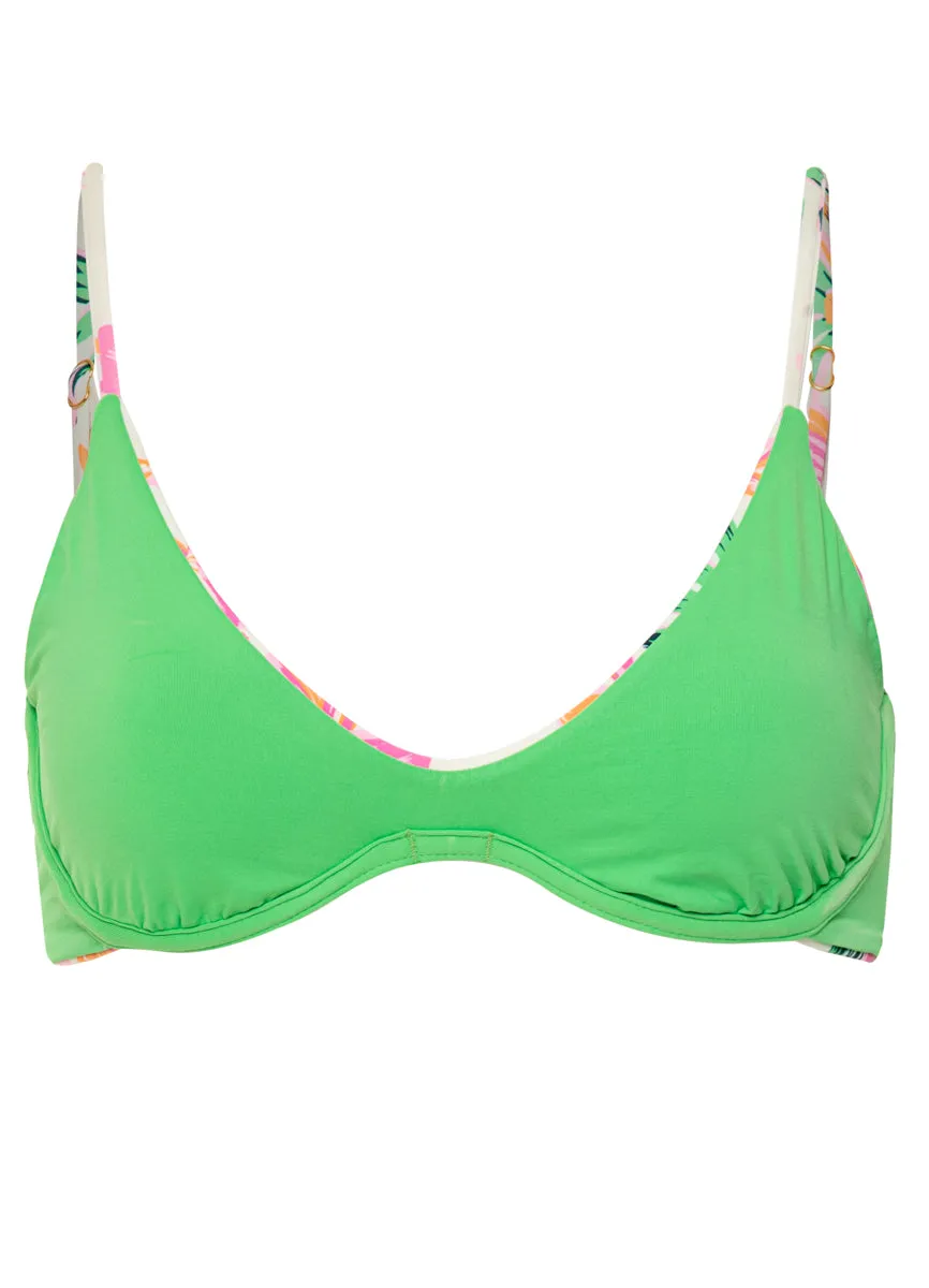 Maaji Bubbly Blossom Irene Unmolded Underwire Bikini Top Maaji