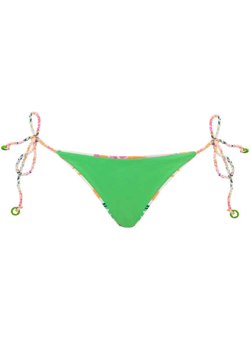 Maaji Bubbly Blossom Shining Low Rise Tie Side Bikini Bottom Maaji