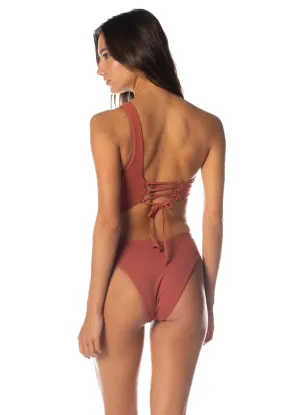 Maaji Burgundy Lousie Cut Out One Piece Maaji
