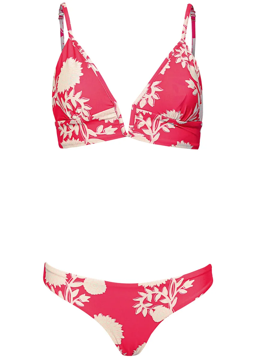 Maaji Candy Flowery Flirt  Low Rise Thin Side Bikini Bottom Maaji