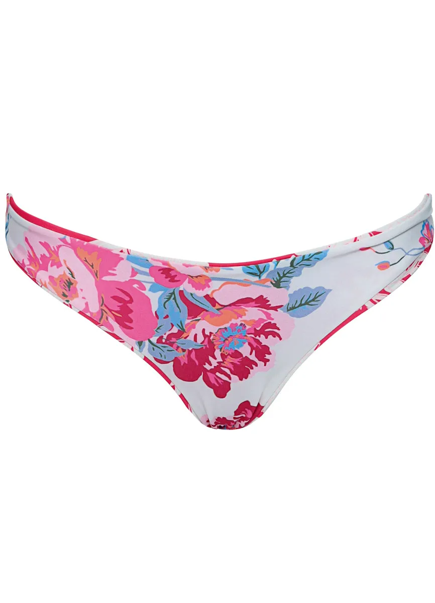 Maaji Candy Flowery Flirt  Low Rise Thin Side Bikini Bottom Maaji