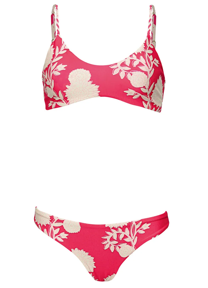 Maaji Candy Flowery Liberty  Sporty Bralette Bikini Top Maaji