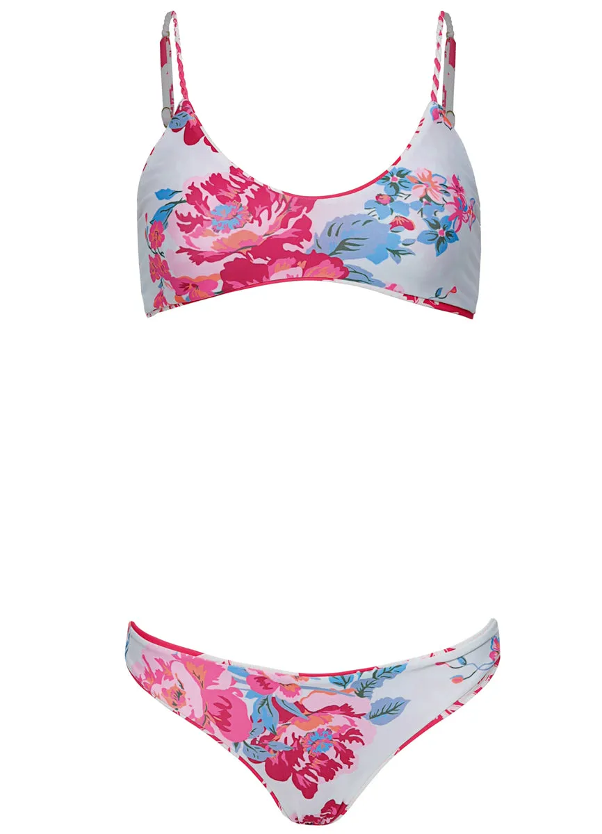Maaji Candy Flowery Liberty  Sporty Bralette Bikini Top Maaji