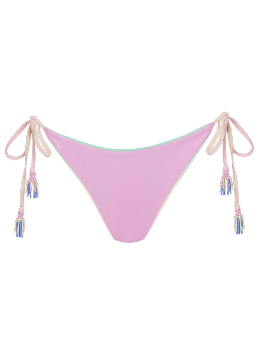 Maaji Candy Palms Sunning Low Rise Tie Side Bikini Bottom Maaji