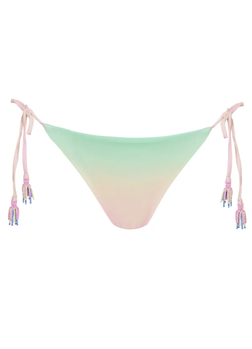 Maaji Candy Palms Sunning Low Rise Tie Side Bikini Bottom Maaji