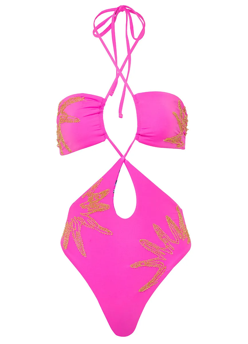 Maaji Caramel Sun Sloane Cut Out One Piece Maaji
