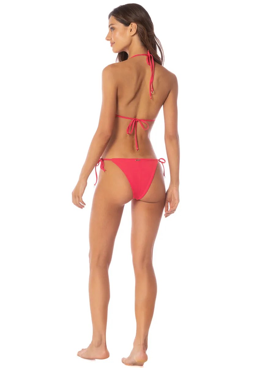 Maaji Cherry Crush Balmy  Sliding Triangle Bikini Top Maaji
