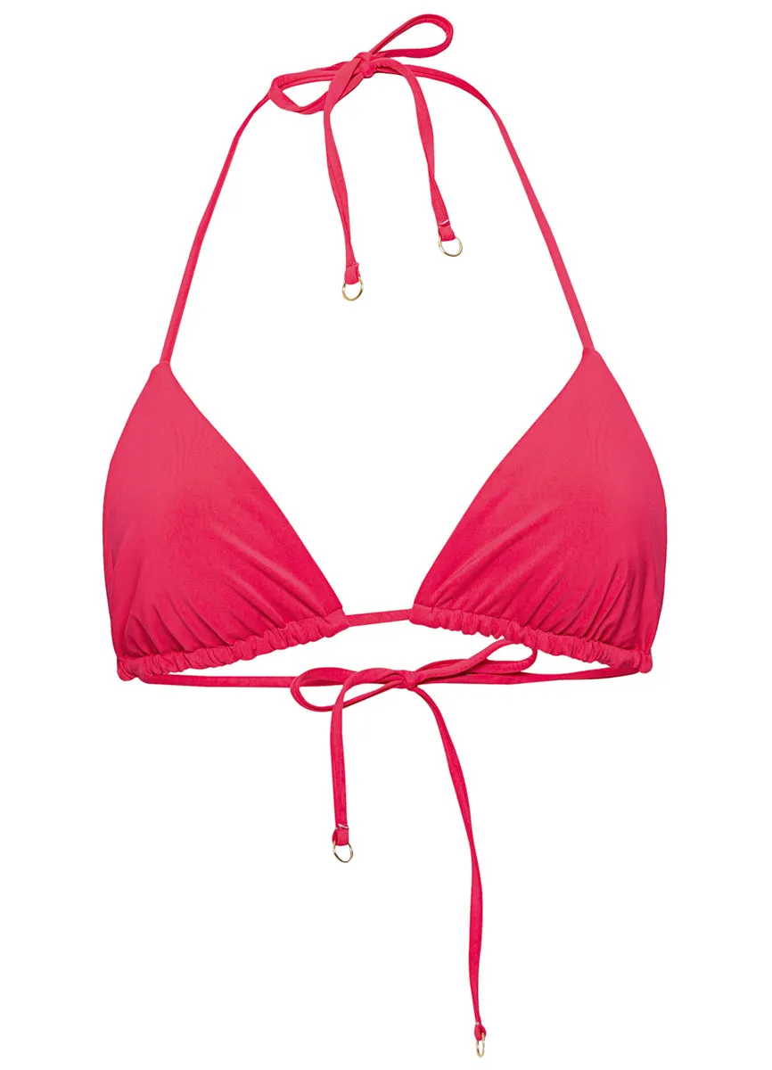 Maaji Cherry Crush Balmy  Sliding Triangle Bikini Top Maaji