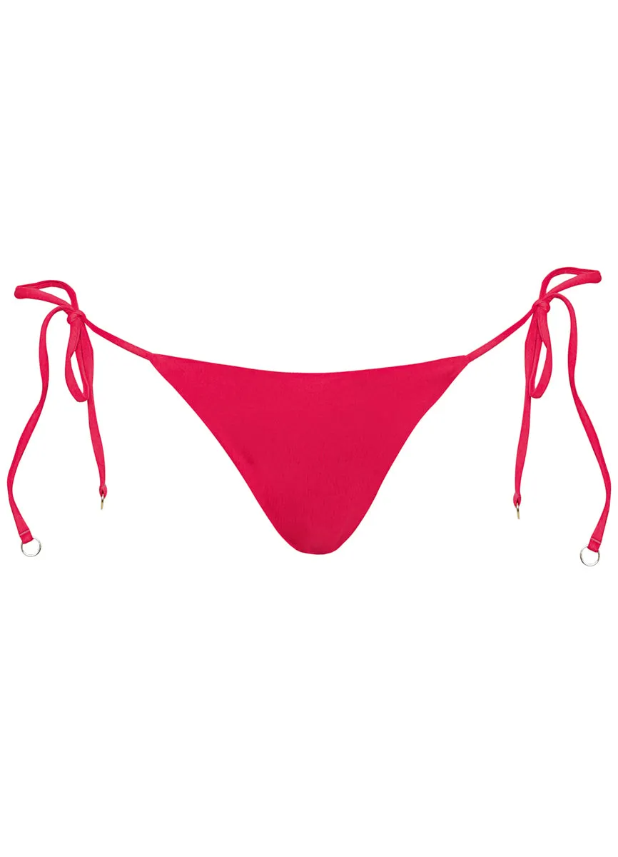 Maaji Cherry Crush Sunflash  Low Rise Tie Side Bikini Bottom Maaji