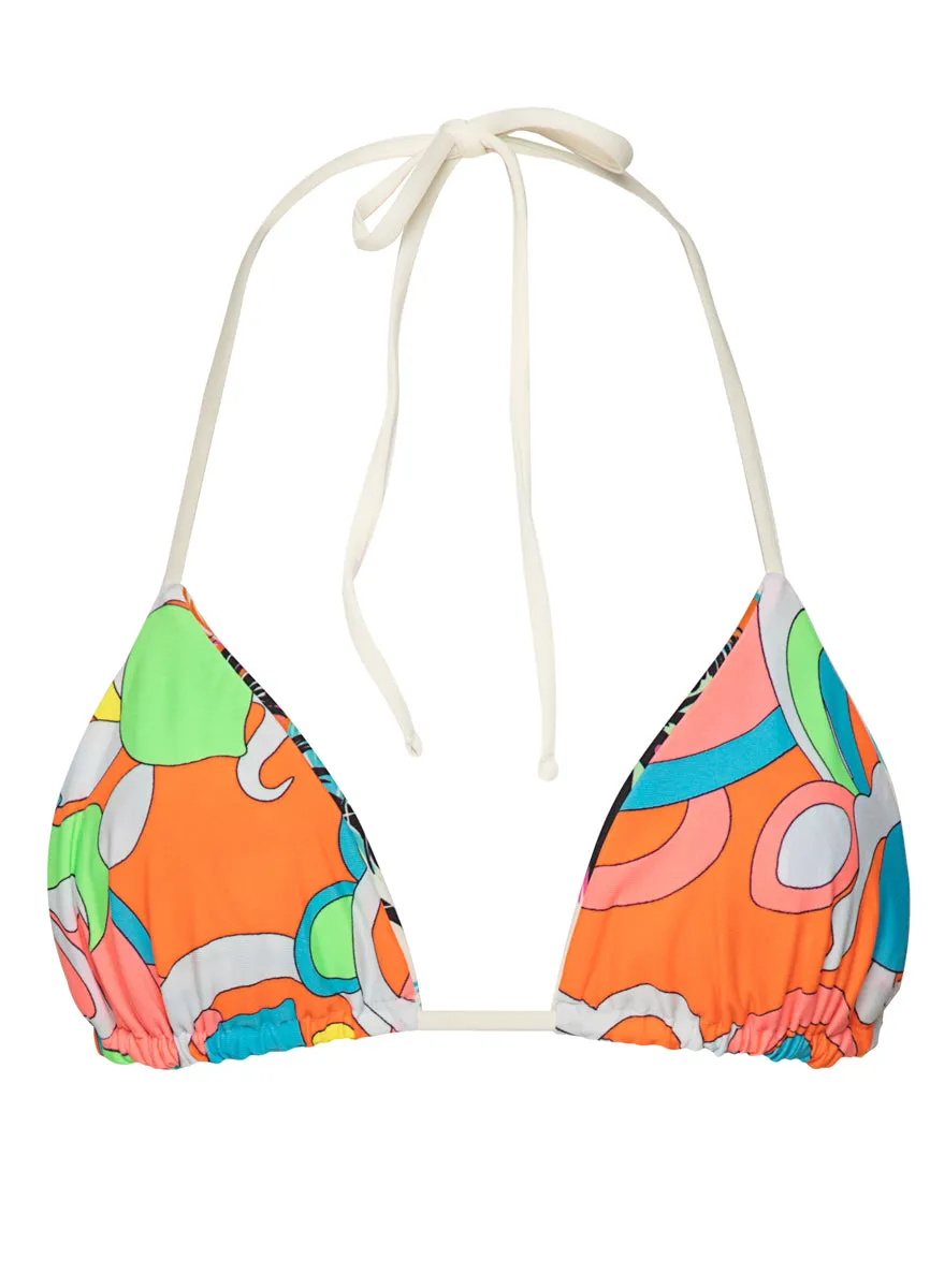 Maaji Citrus Island Balmy Sliding Triangle Bikini Top Maaji