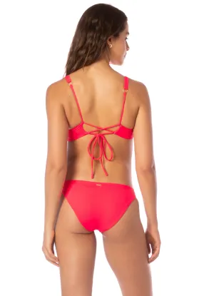 Maaji Coral Crush Sublimity Regular Rise Classic Bikini Bottom Maaji