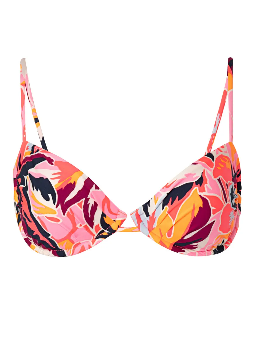 Maaji Coral Leafy Hallie Underwire Bikini Top Maaji