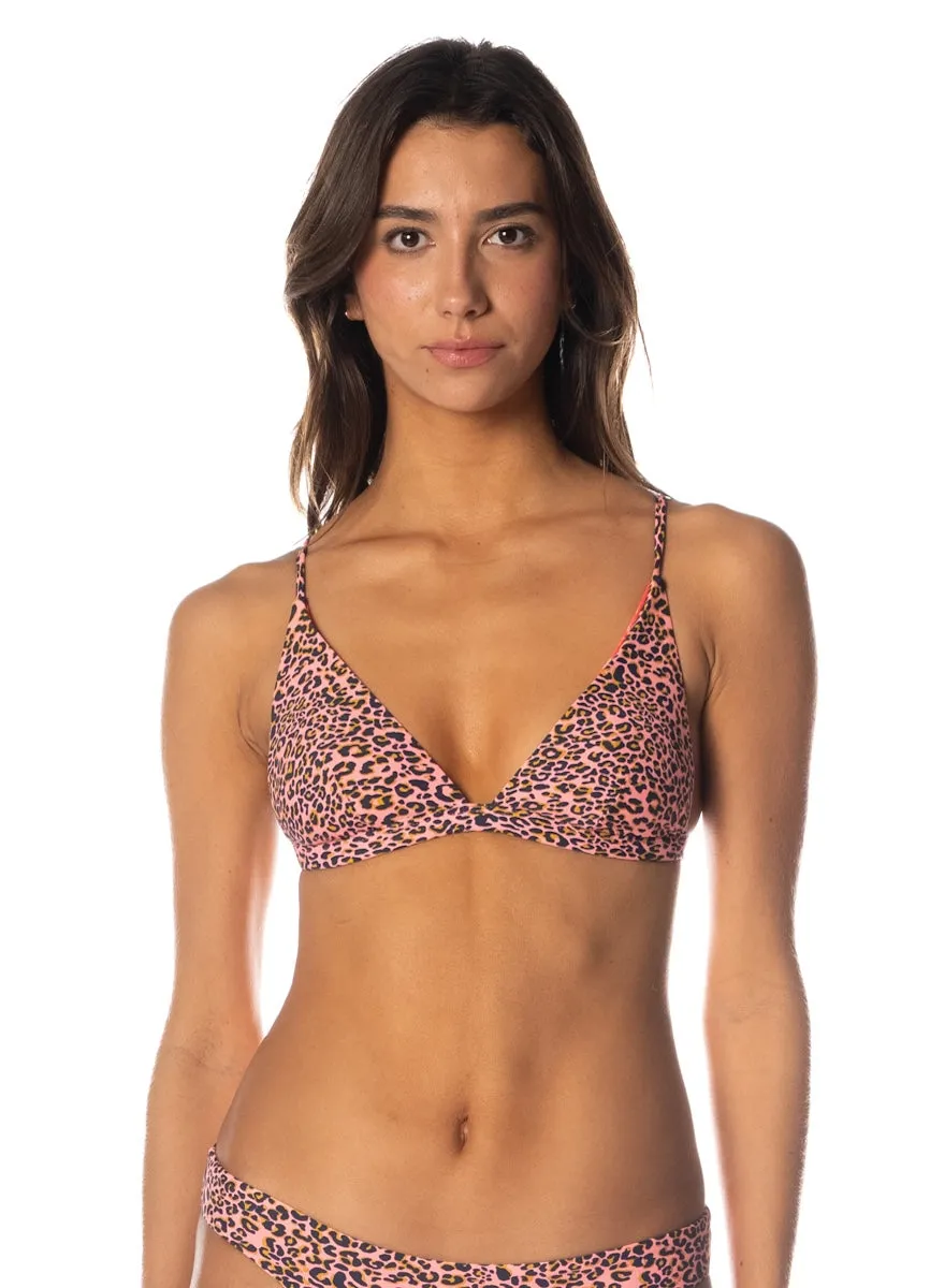 Maaji Coral Panther Ivy Fixed Triangle Top Maaji