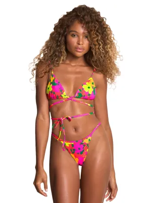 Maaji Crayonflower Coco Sliding Triangle Bikini Top Maaji