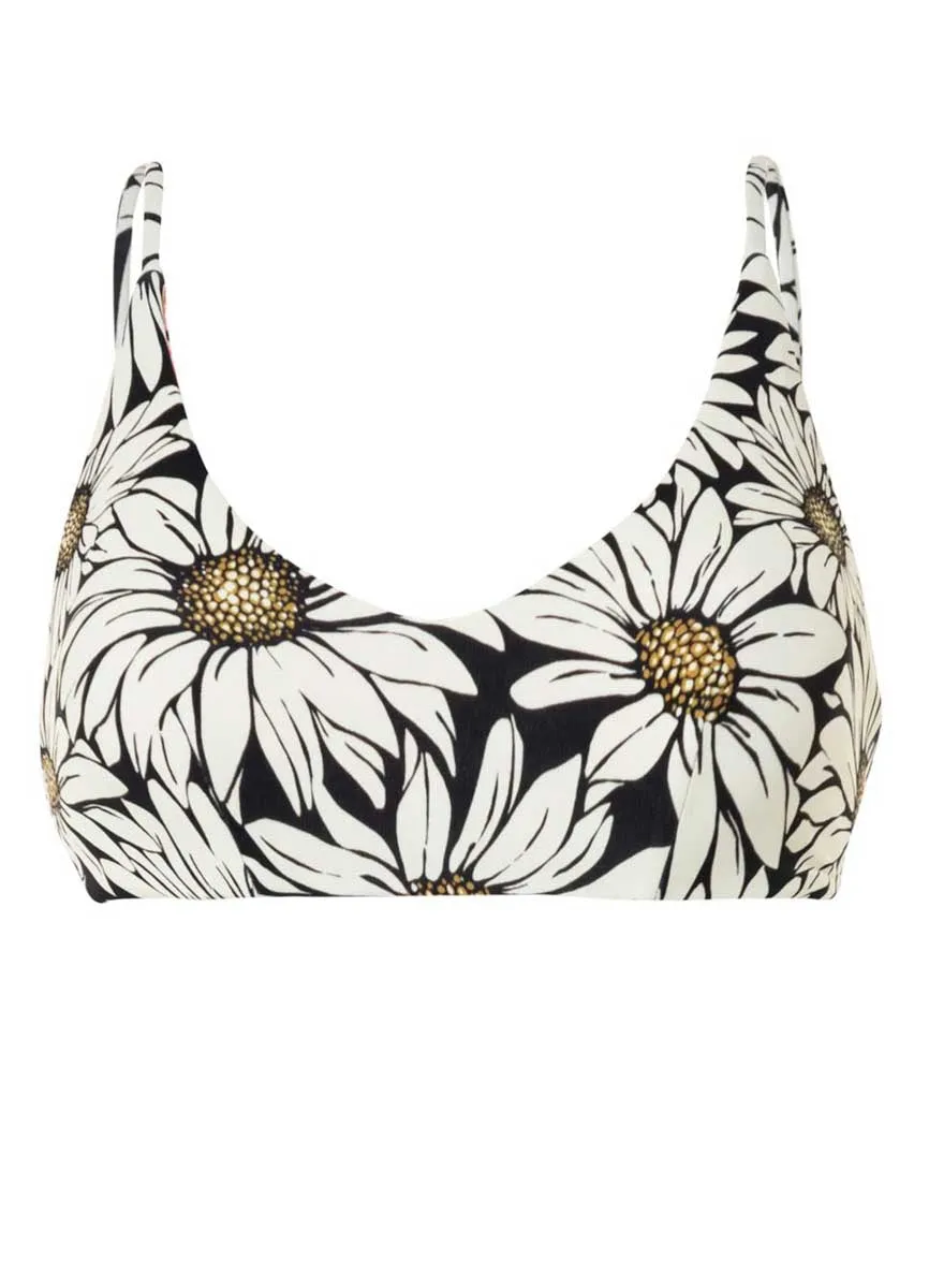 Maaji Daisy Floral Blush Sporty Bralette Bikini Top Maaji