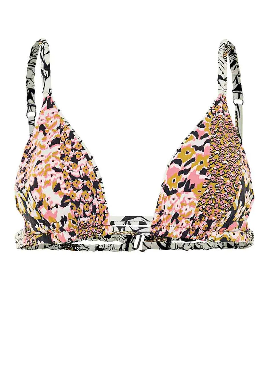 Maaji Daisy Floral Lydia Sliding Triangle Bikini Top Maaji