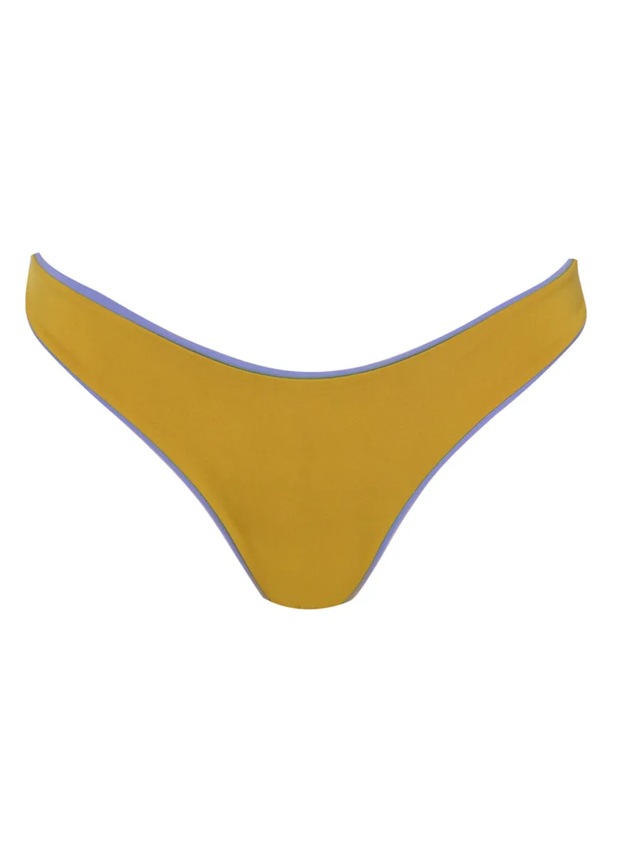 Maaji Deep Periwinkle Flirt Low Rise Thin Side  Bikini Bottom Maaji