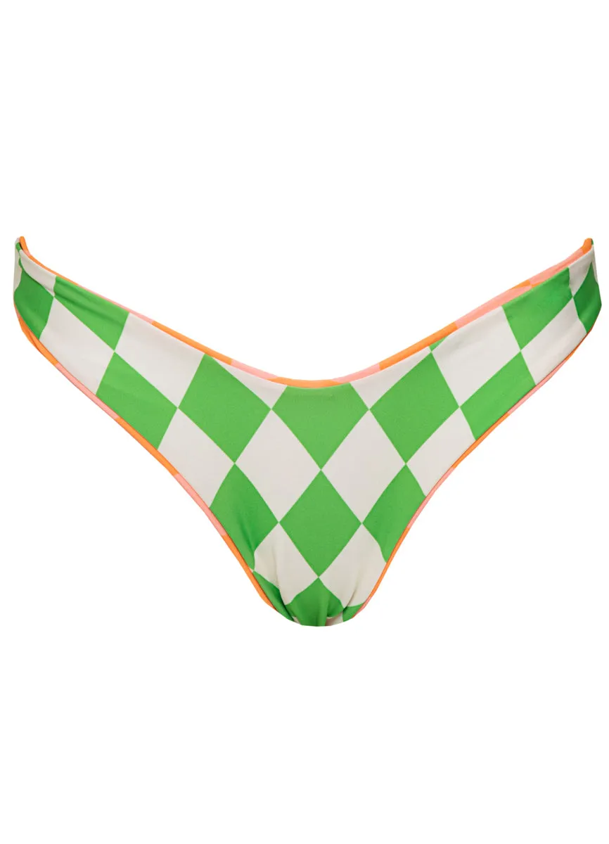 Maaji Diamond Sour Splendour Regular Rise Thin Side Bikini Bottom Maaji