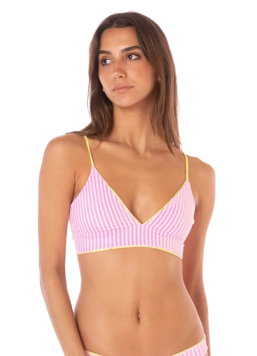 Maaji Dream Palm Holly Triangle Long Line Bikini Top Maaji