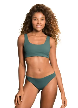 Maaji Eucaliyptus Green Donna Sporty Bralette Bikini Top Maaji