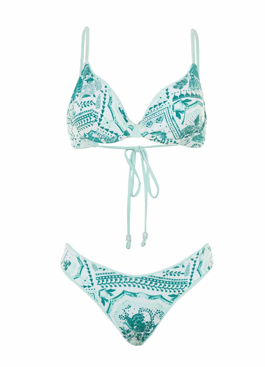 Maaji Fair Aqua Dainty Unmolded Underwire Bikini Top Maaji