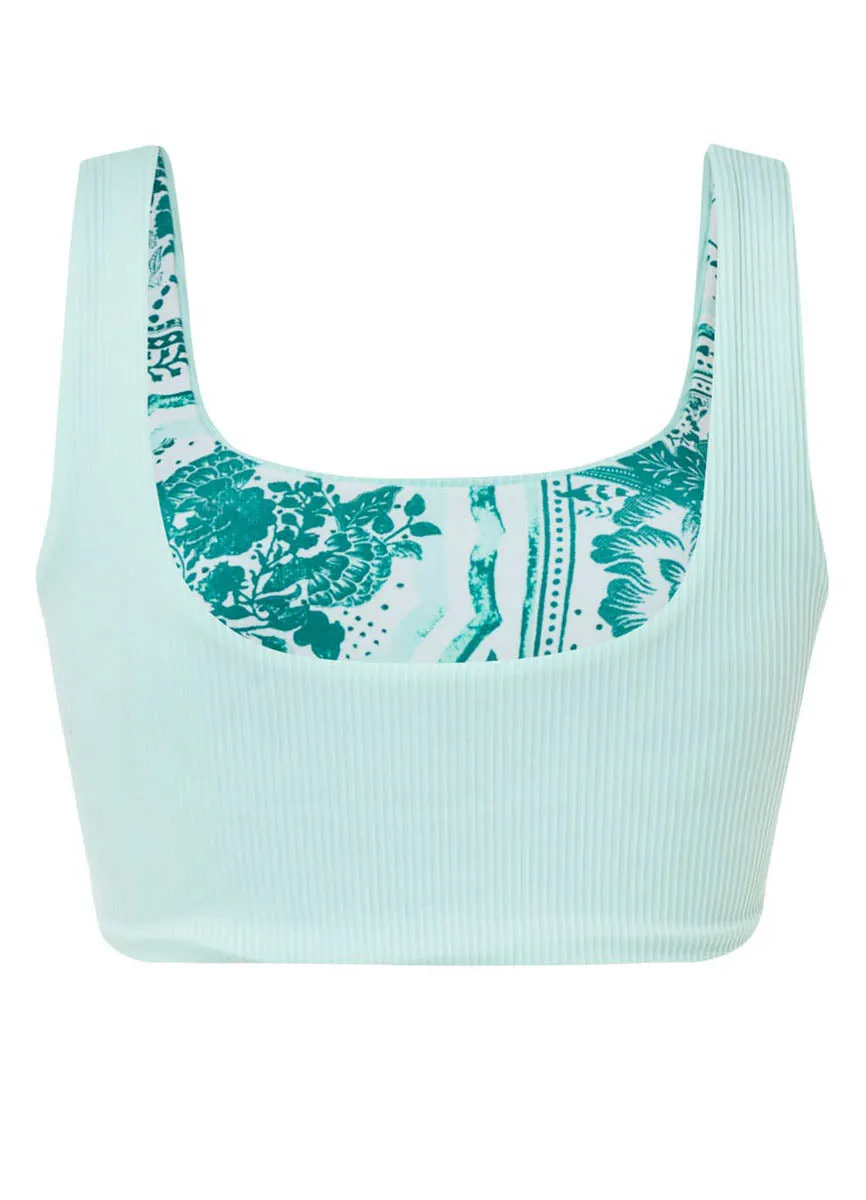 Maaji Fair Aqua Izzy Sporty Bralette Bikini Top Maaji