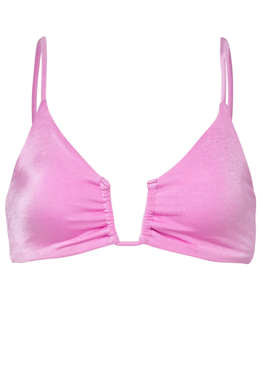 Maaji Fondant Pink Bia U Wire Bralette Bikini Top Maaji