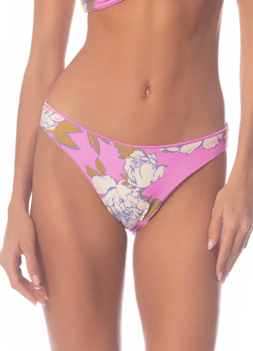 Maaji Fondant Pink Sublimity Regular Rise Classic  Bikini Bottom Maaji