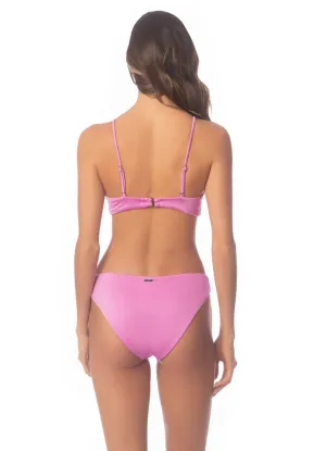 Maaji Fondant Pink Sublimity Regular Rise Classic  Bikini Bottom Maaji