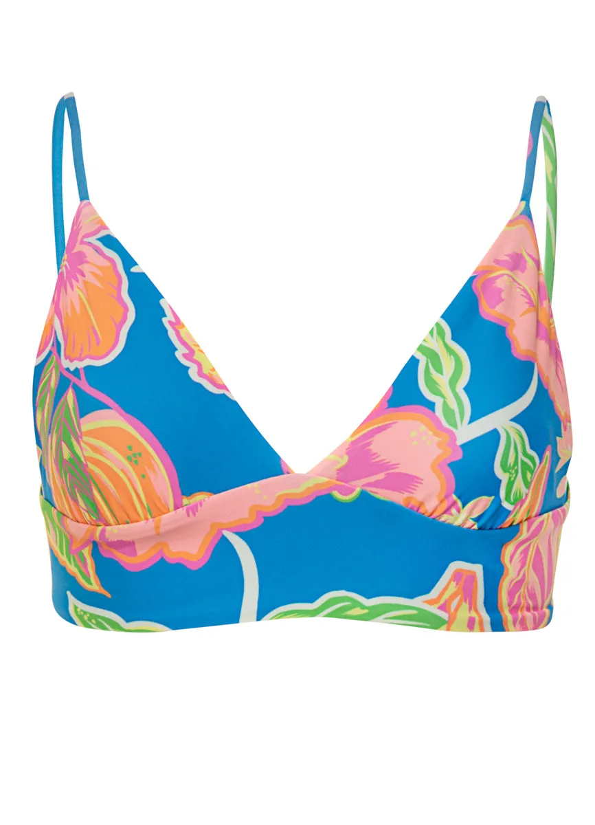 Maaji Fruit Punch Copilot Long Line Triangle Bikini Top Maaji