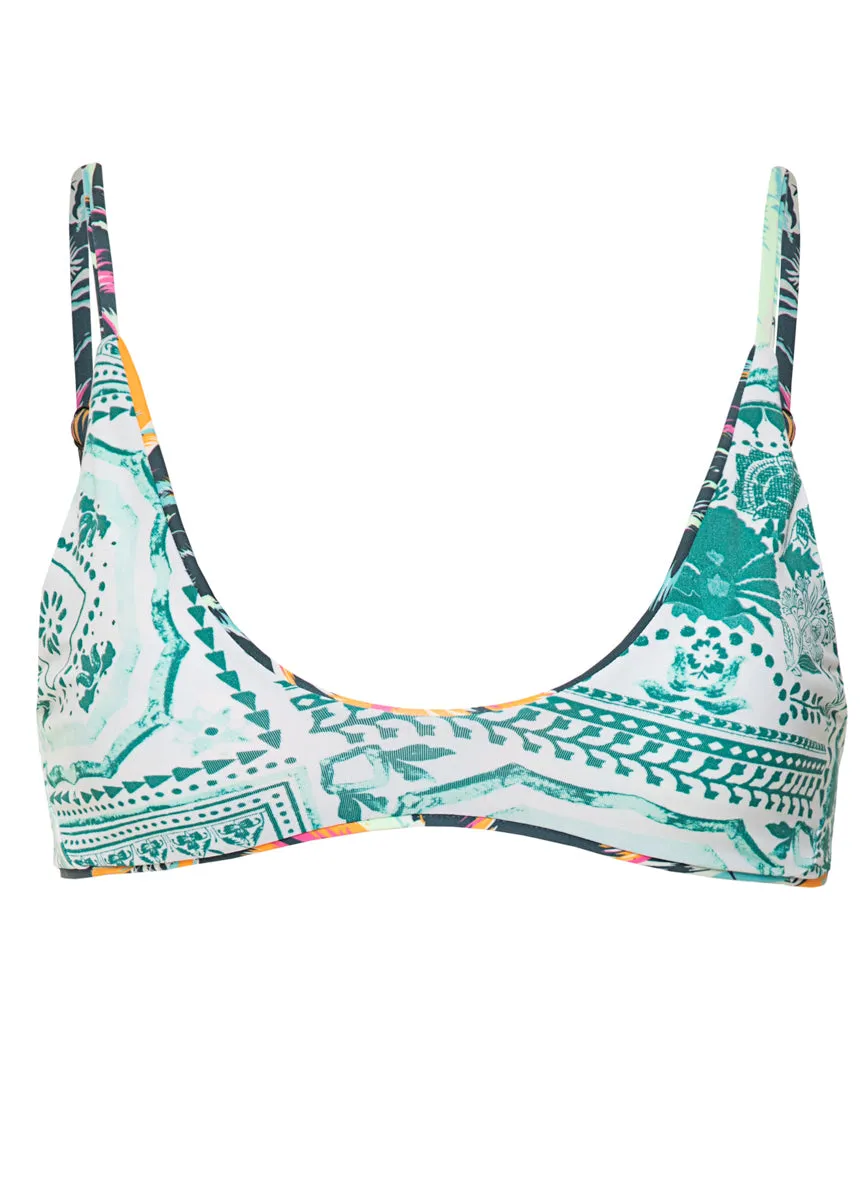 Maaji Funky Fiesta Creta Sporty Bralette Bikini Top Maaji