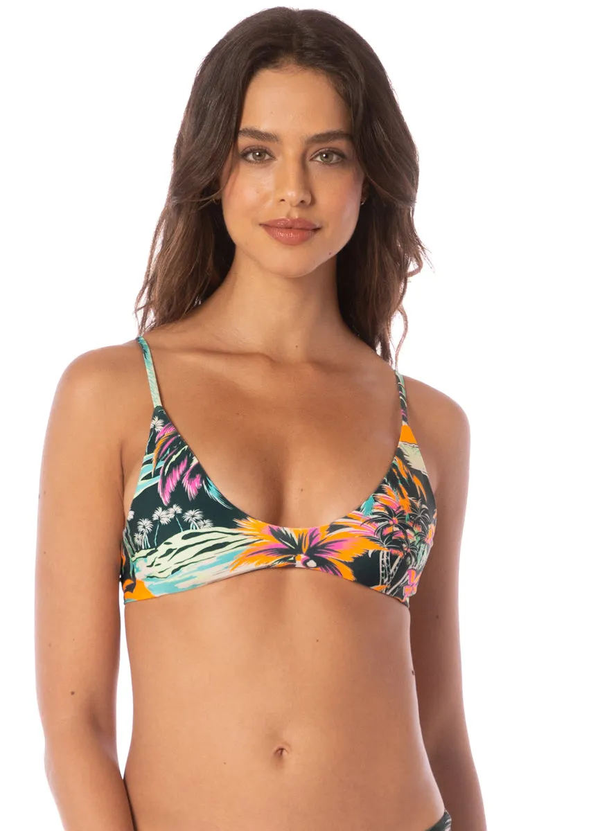 Maaji Funky Fiesta Creta Sporty Bralette Bikini Top Maaji