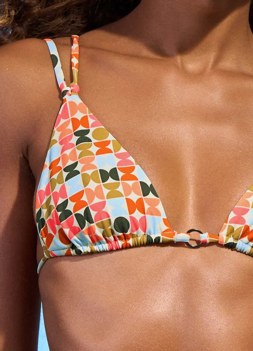 Maaji Geogame Brenda Sliding Triangle Bikini Top Maaji