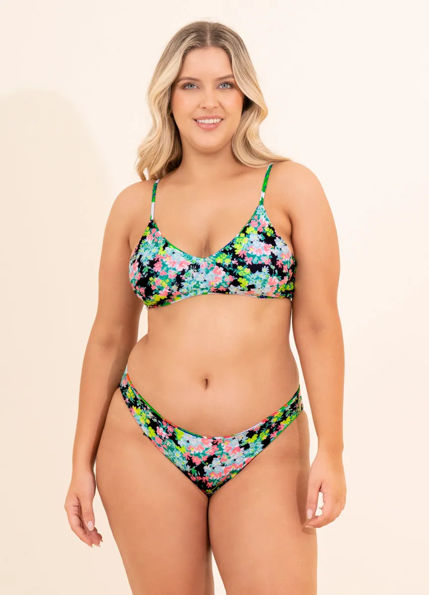 Maaji Greenleaf Rocks Sporty Bralette Bikini Top Maaji