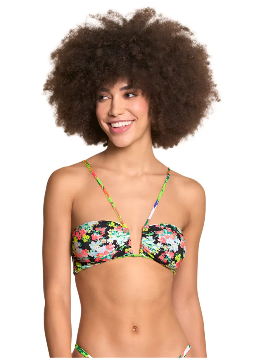 Maaji Greenleaf Ursule V Wire Bandeau Bikini Top Maaji