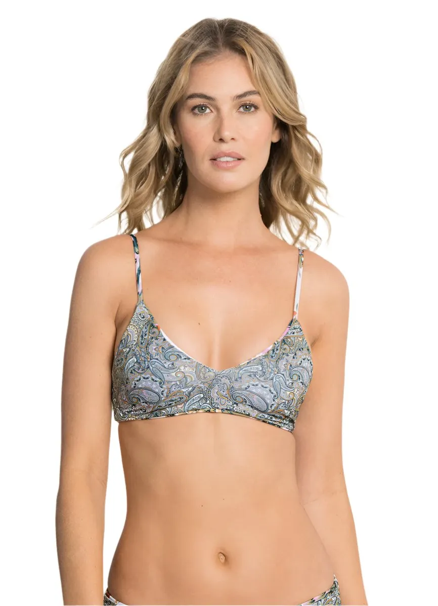 Maaji Jacobean Rocks Sporty Bralette Bikini Top Maaji