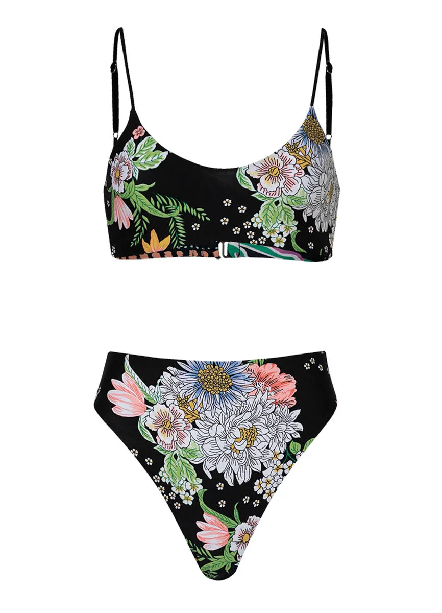 Maaji Jaguar Jungle Lanai Classic Bralette Bikini Top Maaji