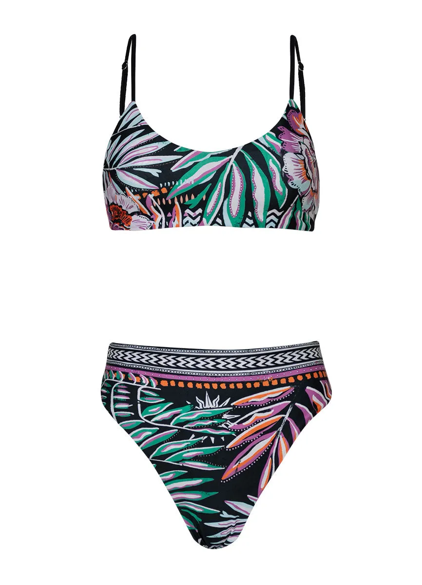 Maaji Jaguar Jungle Lanai Classic Bralette Bikini Top Maaji